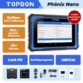 TOPDON Phoenix Nano Profi OBD2 Diagnosegerät Alle System ECU Coding 32+Reset DHL