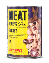JOSERA Meat Lovers Pure Turkey 6x800g | Nassfutter mit hohem Fleischanteil