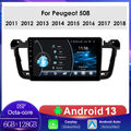 DAB Für Peugeot 508 2011-2018 Android 13 Autoradio GPS Nav Carplay DSP 6+128G FM