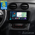 4+64G Carplay 8-Kern Android 14 Autoradio GPS Navi 4G RDS WiFi Für SEAT IBIZA 6J