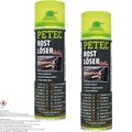 2x 500 ml PETEC ROSTLÖSER MoS2 ROSTENTFERNER ROST LÖSER SPRAY KFZ AUTO KRIECHÖL