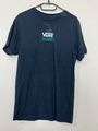 VANS OFF THE WALL SCHWARZ T-SHIRT GEBRAUCHT HERREN GRÖSSE M B46