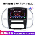 138G Android 13 Autoradio Für Mercedes Benz Vito 3 W447 2014-20 Navi GPS Carplay