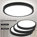 ZMH LED Deckenlampe Ultraflach Panel Deckenleuchte Wohn Schlafzimmer Küche Flur