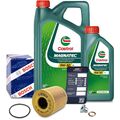 BOSCH ÖLFILTER+6L CASTROL MAGNATEC STOP-START 5W-30 FÜR FORD S-MAX 2.0 TDCi 06-