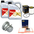 Motoröl Filter Set 5W-40 8 Liter + Ölablassschraube für Mercedes S-Klasse W221