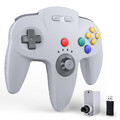 Wireless N64 Controller,USB & N64 Empfänger,kompatibel mit N64 Konsole,Switch PC
