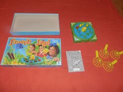 Frosch Jagd Brettspiel Schmidt Spiele  Froschjagd 1992 Retro mit Elektronik