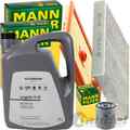 MANN INSPEKTIONSPAKET+5L ORIGINAL 0W-20 MOTORÖL passend für VW TOURAN 5T AUDI A3