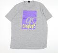 Snipes Herren T-Shirt grau Grafikdruck, Größe L