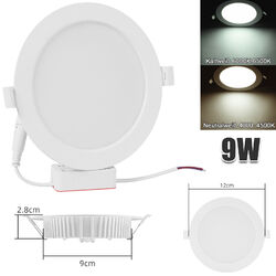 3W/6W/15/18W/24W LED Panel Leuchte Lampe Deckenlampe Einbau Unterputz Ultraslim