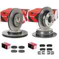 brembo SPORT BREMSENSET VORNE + HINTEN passend für KIA CEED ED PRO CEED SW