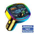 FM Transmitter Auto Bluetooth Kfz Radio Adapter Audio Musik MP3 Player Dual USB