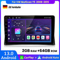 2+64GB Für VW Multivan T5 2008-2015 Carplay Android13 Autoradio GPS NAVI BT DAB+