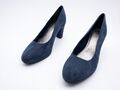 Tamaris Damen Pumps High Heels Absatzschuh Halbschuh blau Gr 41 EU Art 15768-30