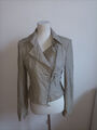 Echt Leder Jacke Blazer v ST.EMILE Gr. 36 s  Ziegenleder  khaki