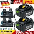 18V 6000mAH Akku Für Makita BL1860B LXT BL1850B BL1830 Led Anzeige & Ladegerät s