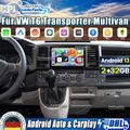 Android 13 Für VW T6 Transporter Multivan Autoradio GPS Navi CarPlay BT WIFI 9"