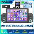 7"Android 13 Autoradio GPS SAT Navi DAB Carplay Stereo For Fiat Panda 2013-2020