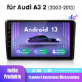 Carplay Autoradio Android 13 Für Audi A3 S3 RS3 2003-2013 GPS Navi WIFI 4G DAB+