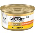 Gourmet PURINA GOURMET Gold Raffiniertes Ragout Katzenfutter nass mit Huhn 12...