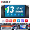 9" Android 13 Apple Carplay Autoradio GPS NAV RDS 32G Für BMW 5er E39 M5 X5 520i