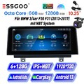 Für BMW F30 F31 F33 F36 NBT 10,25" Android 14 CarPlay 6+128GB GPS Navi Autoradio