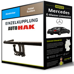 Abnehmbare Anhängerkupplung für MERCEDES E-Klasse Limousine 09- W212 Auto HakGleich mitbestellen:Montage zum Festpreis:ab 449,- Euro