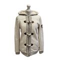  Animal Beige Reißverschluss Wandern Kapuze Fleecejacke UK Damen Größe 10 I265