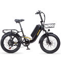 Elektrofahrrad 20 Zoll E-Mountainbike Trekking E-Bike 48V 15AH Moped Fatbike MTB