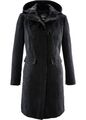 Kurzmantel Gr. 40 Schwarz Damen Winter-Mantel Jacke Coat Neu