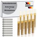 Sets Verbundankerpatrone + Ankerstange Verbundanker M8 - M30 Stahl Edelstahl A4