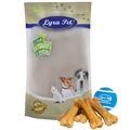 50 Kauknochen 12 cm Rinderhaut ca. 50 g Hundefutter Snack Lyra Pet® +Tennis Ball