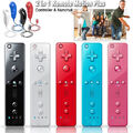 Für Nintendo Wii 2in1 Remote Motion Plus Controller Fernbedienung & Nunchuk o