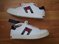 Tommy Hilfiger Damen Sneaker Leder weiß Gr.  37 Neu