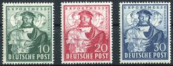 Alliierte Besetzung Bizone Nr. 103 - 105 postfrisch Exportmesse Hannover 1949