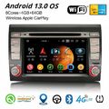 8-Kern Android 13 Fiat Bravo DAB+ Autoradio SWC DSP CarPlay DVD 4+64GB Wifi Navi