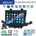 Für Opel Astra K 2015-2019 32G Carplay Autoradio Android 13 GPS Navi BT WIFI KAM