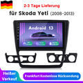 Carplay Android 13 Autoradio Für Skoda Yeti 5L 2009-18 GPS BT WIFI DAB+ 6+128GB