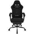 WOLTU Gaming Stuhl, Bürostuhl ergonomisch, Netzstoff, Schwarz + Weiß, GS08sz