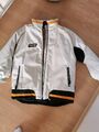 Ski Jacke Snowboard Winterjacke Weiss Orange  Gr. 176 Gr. S