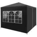 Pavillon Gartenzelt Wasserdicht 3x3m UV 50+ Party Fest Zelt Garten Falt Pavillon