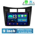 9'' Android13.0 Autoradio GPS Navi Für Toyota Yaris XP90 2005-2012 WIFI Carplay