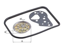 MAHLE Hydraulikfilter, Automatikgetriebe HX 82D für AUDI VW