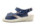 Brödel Damen Sandale Sandalette Pantolette Blau Gr. 37 (UK 4)