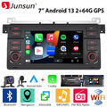 Für BMW E46 3er 318 320 325 M3 Carplay Autoradio Android 13 GPS Navi RDS MIK Kam