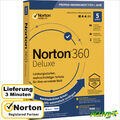 NORTON 360 Deluxe 2025 5 Geräte |PC,Mac,Android,iOS| Internet Security DE-Lizenz