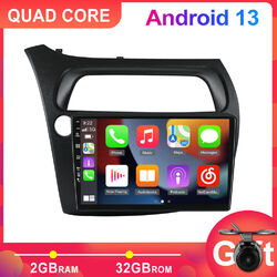 Für Honda Civic 2006-2011 Android 13 GPS Navi 9'' Autoradio Carplay BT 2+32G IPS