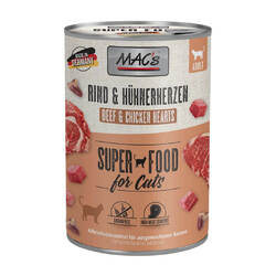 MAC's - Cat - Rind & Hühnerherzen 6x400 g
