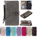 Hülle für Huawei P40 lite E Handy Cover Flip Case Schutzhülle Bumper Mandala